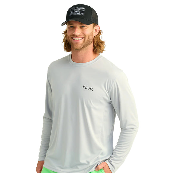 Pursuit Huk Fill Long Sleeve Crew Shirt