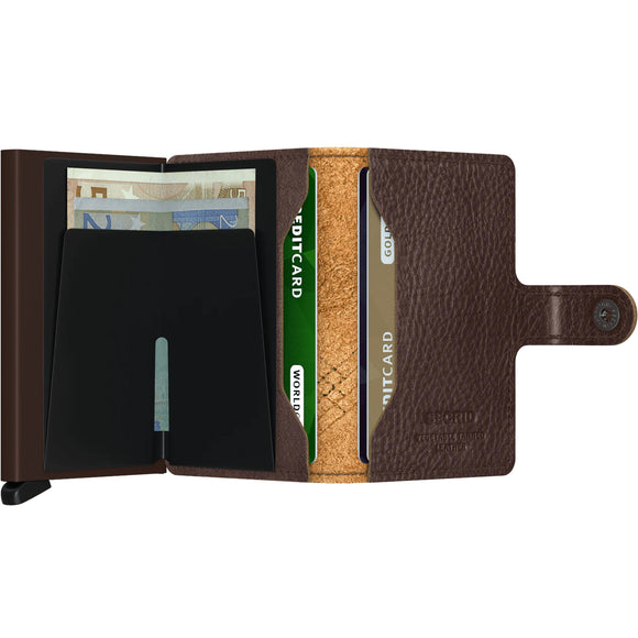 Secrid Stitch Linea Vegetable Tanned Leather Miniwallet - MSt
