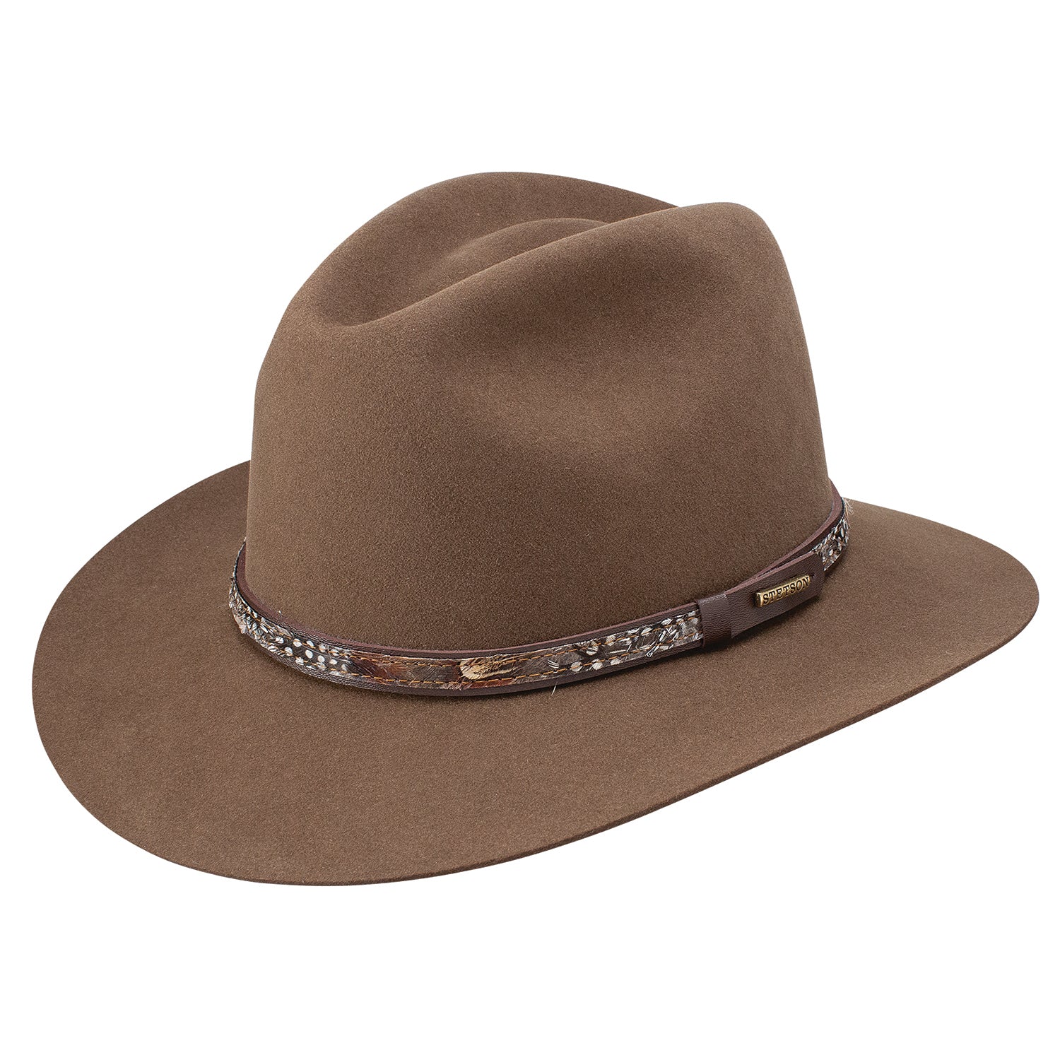 【美品】stetson 7X Stetson Fur & Wool Felt 'Jackson' Hat in BRONZE | Muldoon's Men's Wear