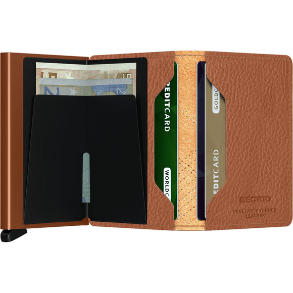 Secrid Stitch Linea Vegetable Tanned Leather Slimwallet - SSt