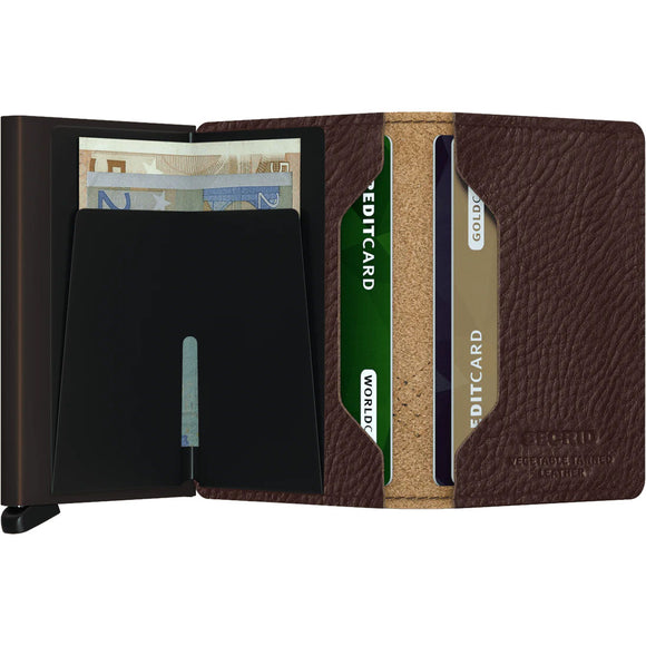 Secrid Stitch Linea Vegetable Tanned Leather Slimwallet - SSt