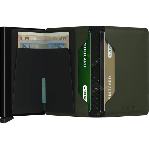 Secrid Stitch Linea Vegetable Tanned Leather Slimwallet - SSt
