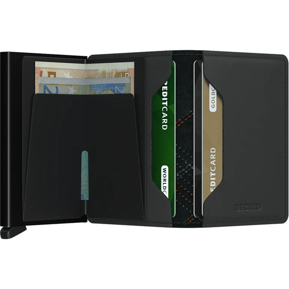 Secrid Stitch Linea Vegetable Tanned Leather Slimwallet - SSt