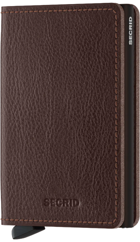 Buy espresso-brown Secrid Vegetable Tanned Leather Slimwallet - SVg