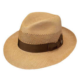 Stetson The Moor Panama Straw Fedora Hat with Box
