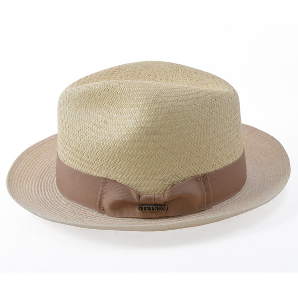 Stetson Aston Hemp & Panama Straw Fedora Hat