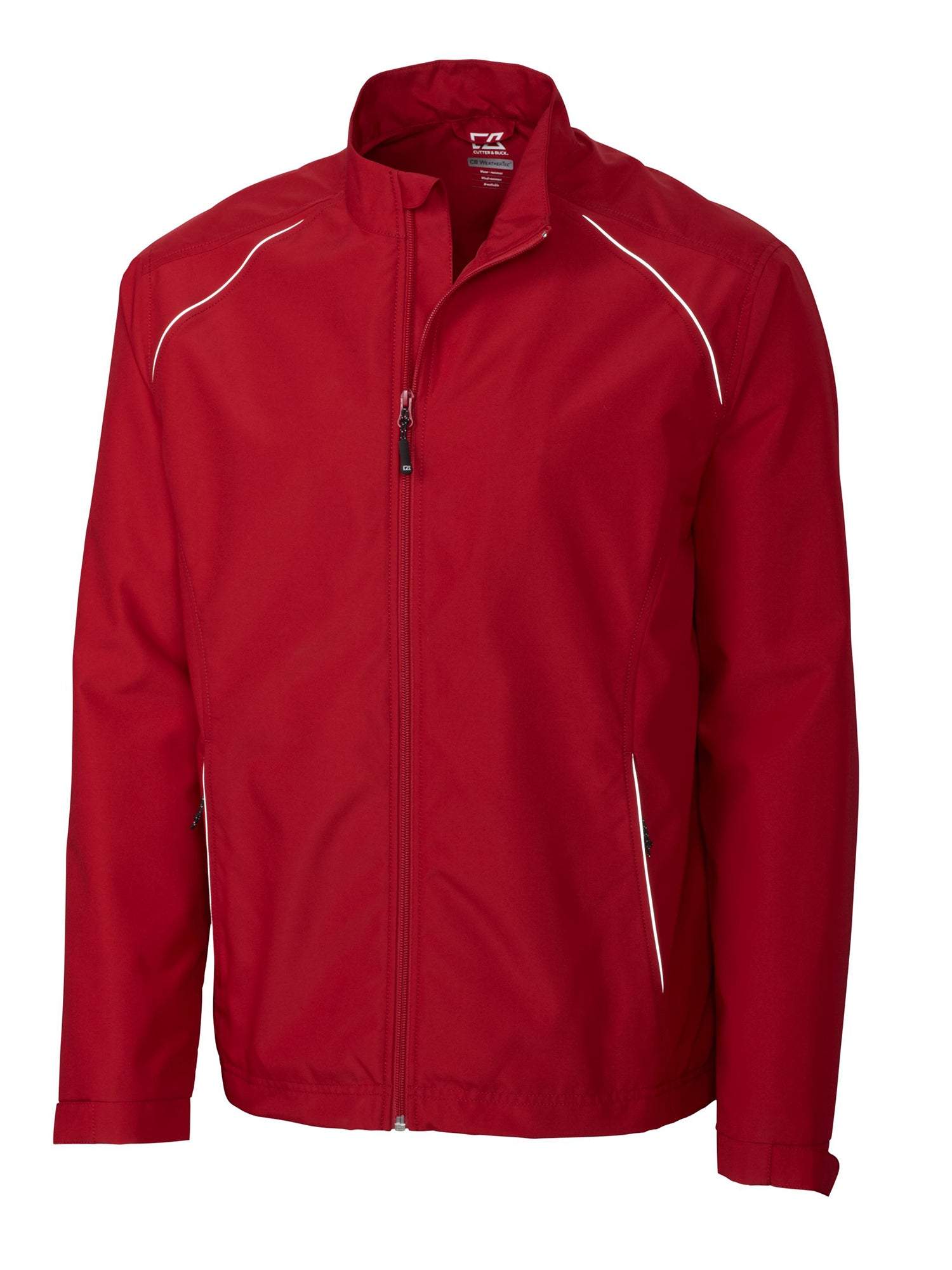 Cutter & Buck Beacon Full Zip Jacket in Cardinal Red
