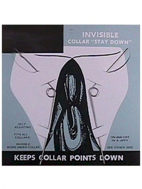 Invisible Collar Stays "Jiffy"(2 Piece)