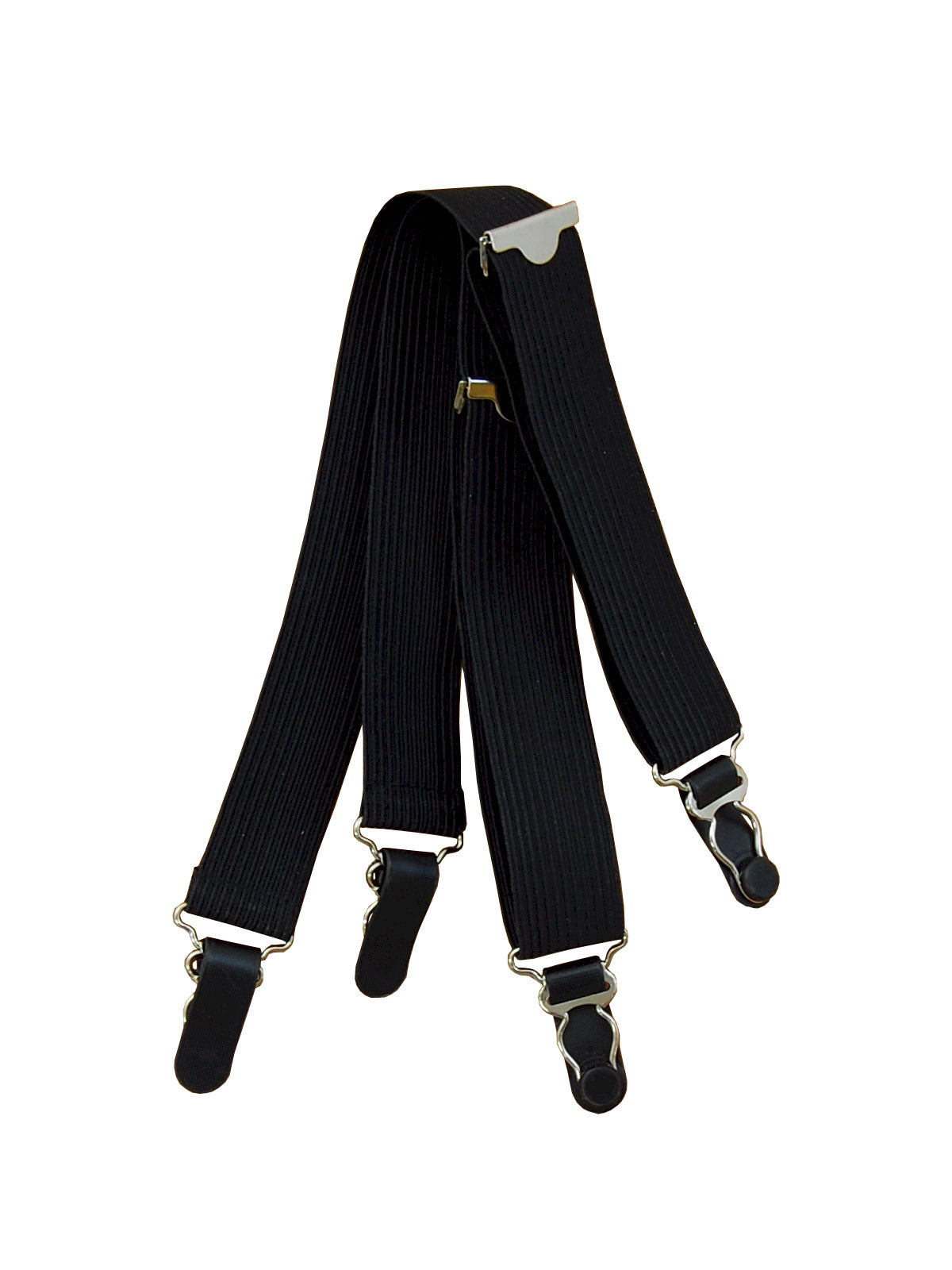 3/4" Black Straight Shirt Garters 3/4" Black Straight Shirt Garters