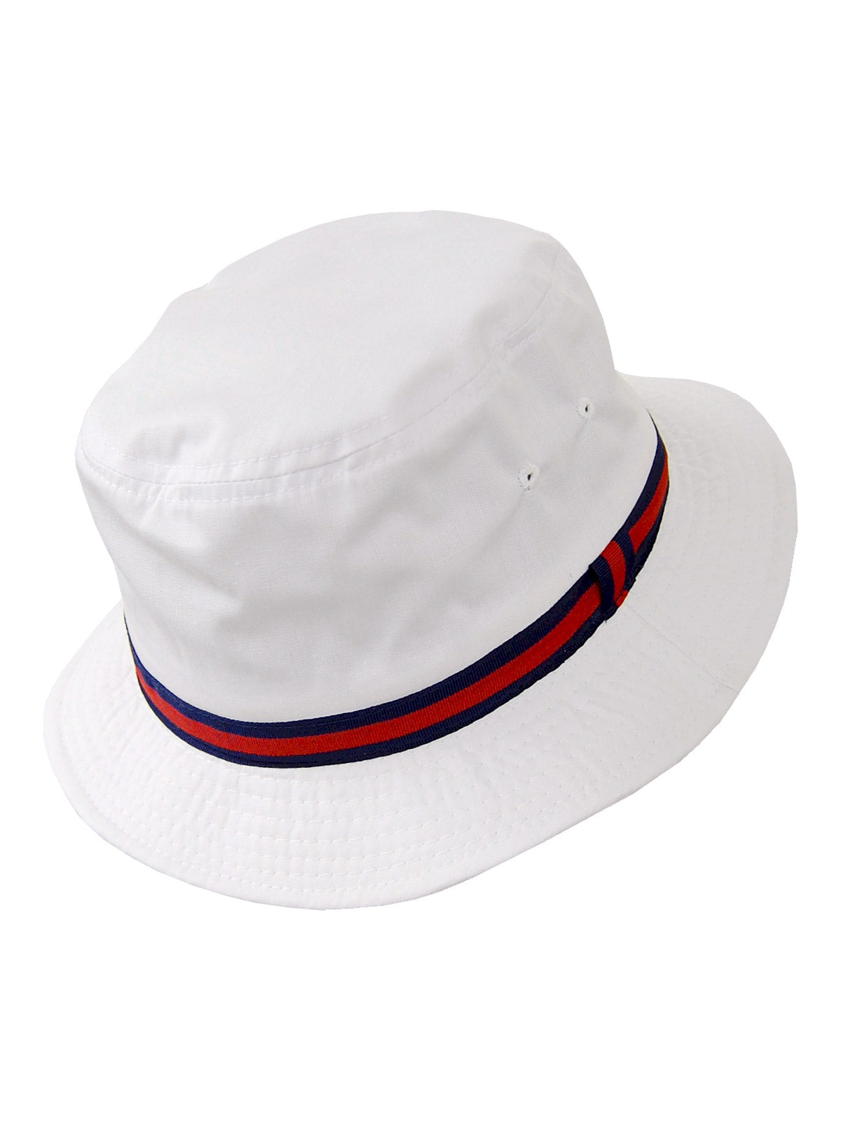 Dorfman Pacific Deluxe Bucket Rain Hats in White