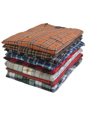 Foxfire 100% Cotton Flannel Men's Nightshirts - Bi - 0