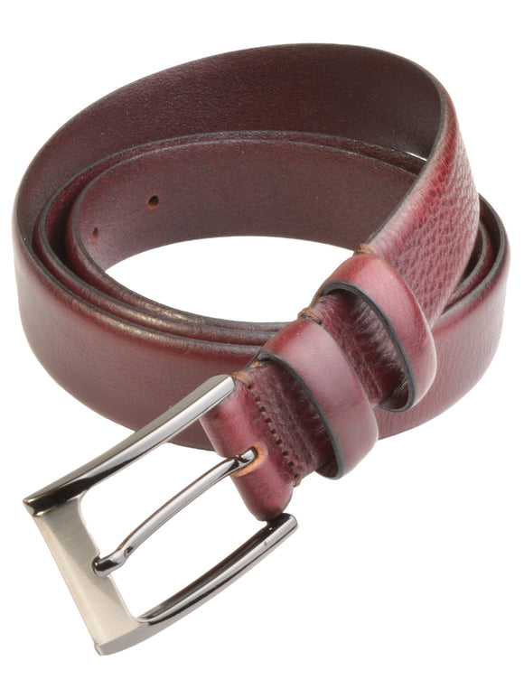 Status 1 1/4" Italian Leather Dress Belt 14793 - CORDOVAN