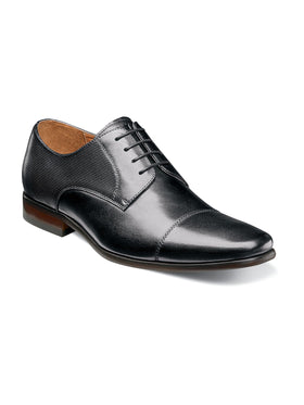 Florsheim 'Postino' Cap Toe Oxford Dress Shoes in Black - 3E Width