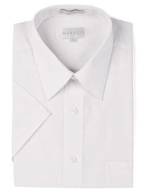 Marquis Cotton Blend Slim Fit Short Sleeve Dress S White / XXL Marquis Cotton Blend Slim Fit Short Sleeve Dress S White / XXL