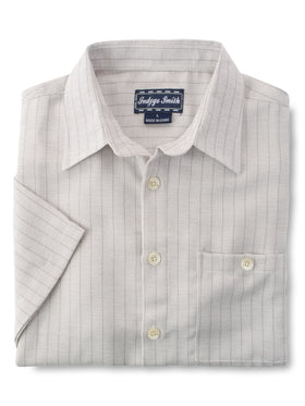 Indygo Smith Polyester Blend Sport Shirts in Tan - Tall Man Sizes
