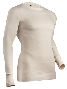 Indera Mills 100% Cotton Military Issue Thermal Crew Shirt - Big Man Sizes