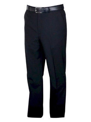 Berle Wool Blend Self Sizing Dress Pants - Short Man Sizes - BLACK