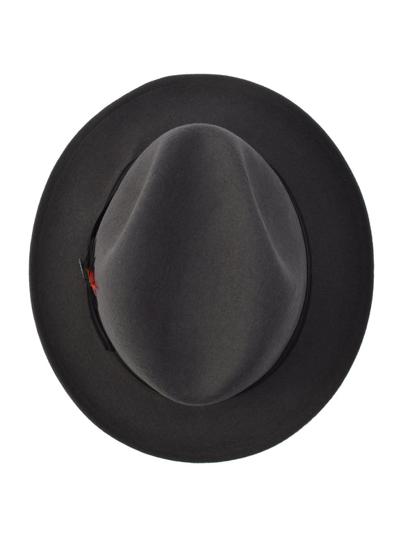Dobbs 100% Wool Felt Glen Cove Hats in Steel