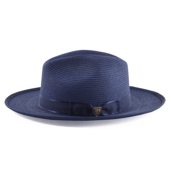 Dobbs Esquire B Milan Straw Hat in Navy