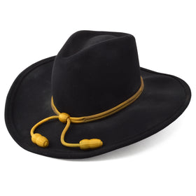 Stetson Wool John Wayne Fort Crushable Hat in Black