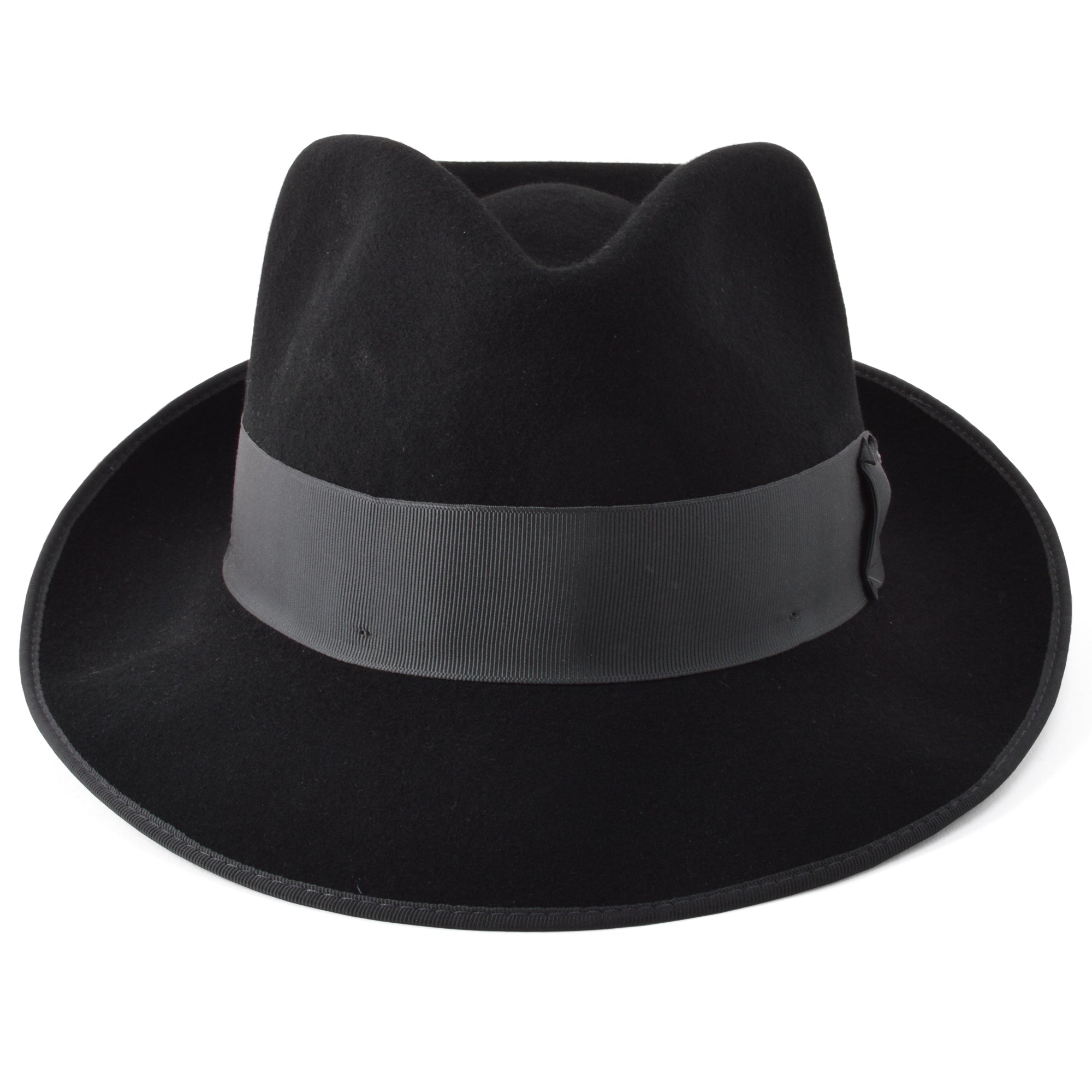 Dobbs Wool Hashtag Small Brim Fedora Hat - 0