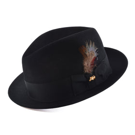 Dobbs Jet 707 Fur Felt Fedora Hat with Hat Box