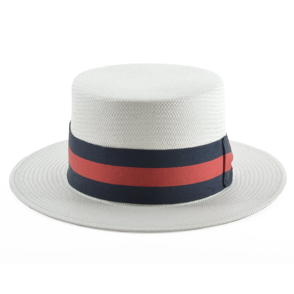 Stetson Keeneland Shantung Straw Boater Hat