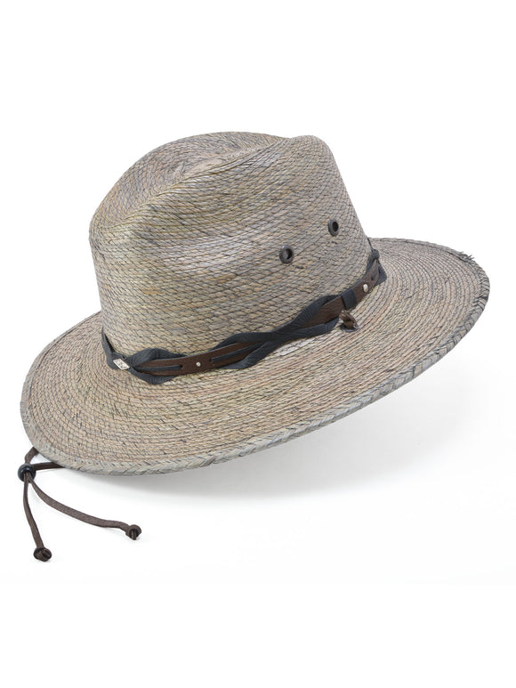 Stetson Marco Stained Palm Straw Hat