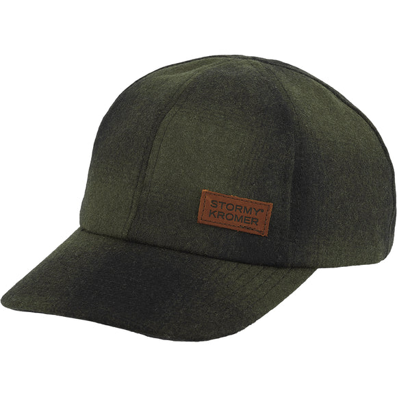 Stormy Kromer Adjustable Curveball Cap in Olive/Bl