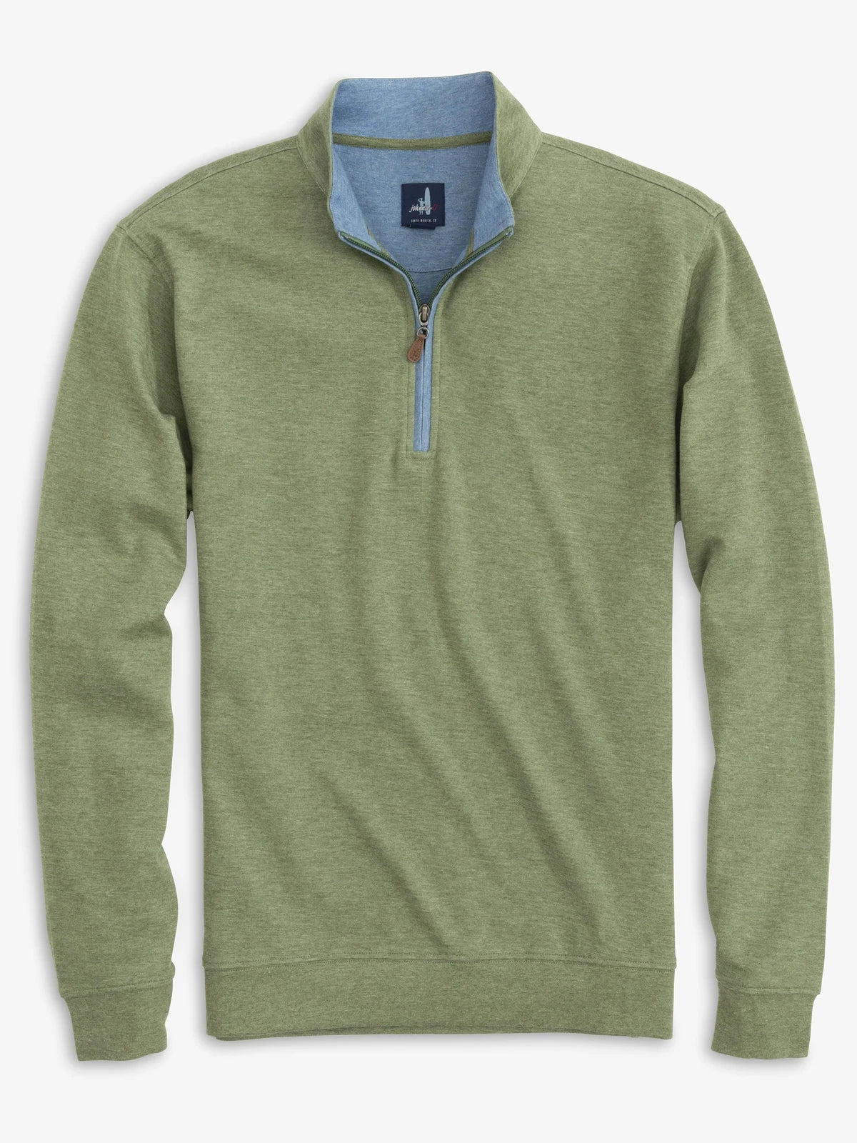 Men's 1/4 Zip Pullover Sweater- Green Marl – Ciara's Irish Shop