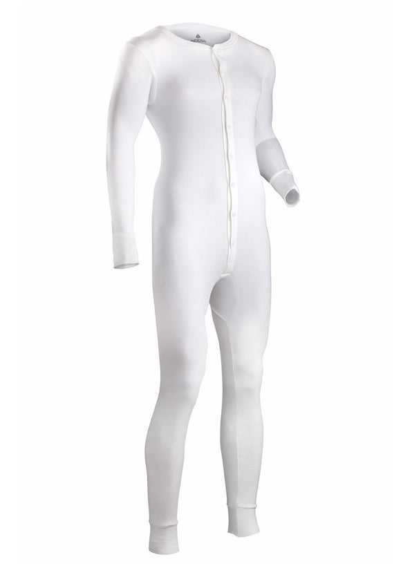Coldmast Union Suits in White - 860-R - Regular Sizes