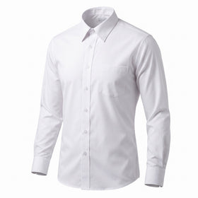 Marquis Men's Cotton Blend Dress Shirts in White - Big Sizes