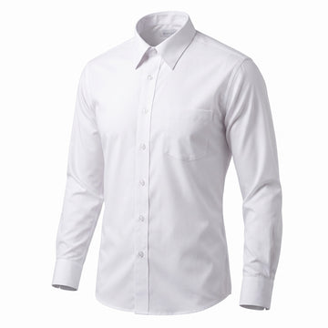 Marquis Men's Cotton Blend Dress Shirts in White - Big Sizes