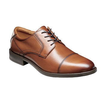 Florsheim Midtown Cap Toe Oxford in Cognac - EEE Width