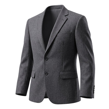 100% Wool Sienna Sportcoat in Charcoal - Short Size