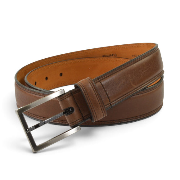 Lejon Glove Tanned Leather Dignitary Belts in Brown