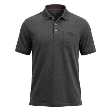 Falcon Bay Short Sleeve Advantage Polo in Charcoal - Tall Sizes