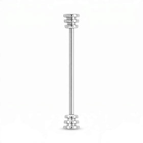 Collar Pins in Silver - 5027
