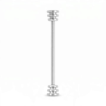 Collar Pins in Silver - 5027