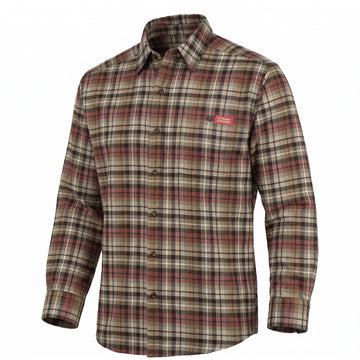 Stormy Kromer Flannel Shirt in Leaf Pile Plaid