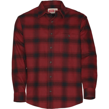 Stormy Kromer Flannel Shirt in Red/Black Plaid