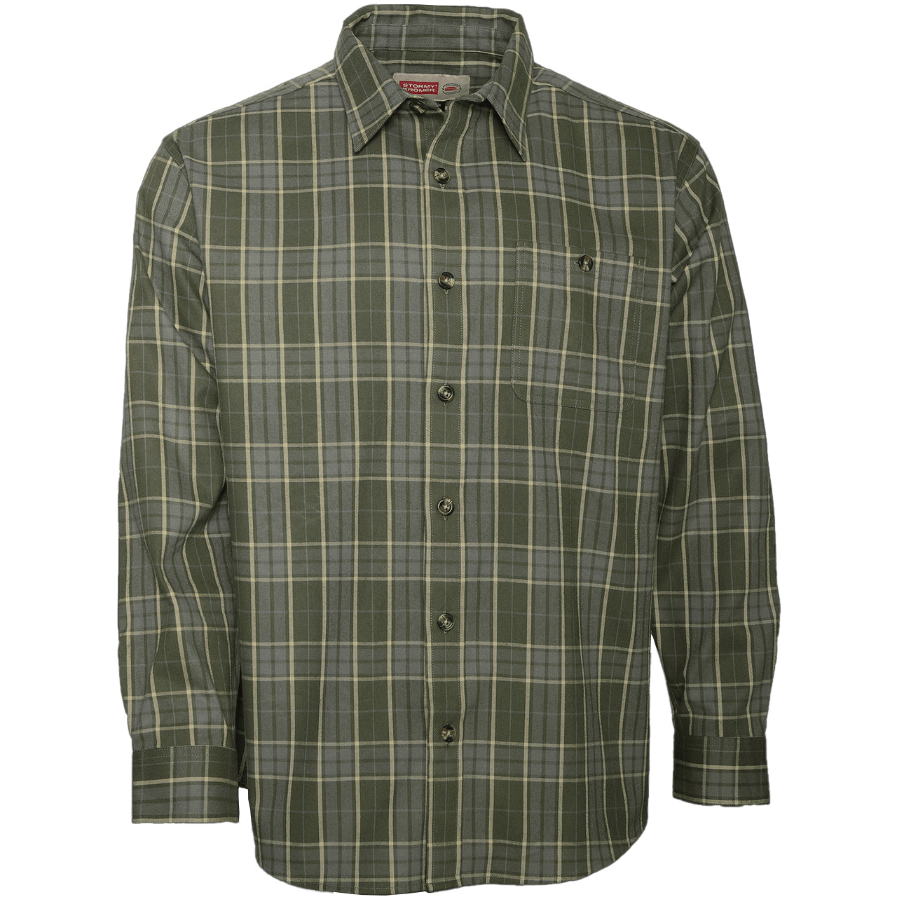 Stormy Kromer Flannel Shirt in Rubbed Sage Plaid