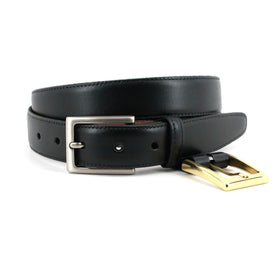 Torino Glazed Kipskin Belt with 2 Buckles (Sizes 30 - 46)