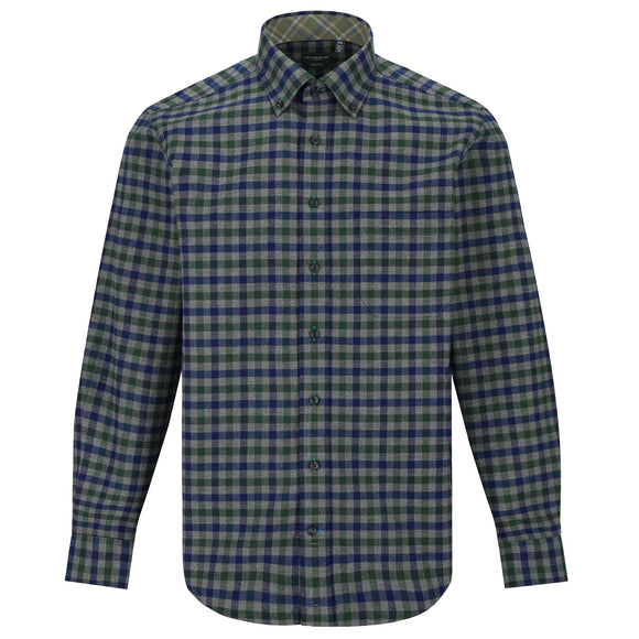 Leo Chevalier Non Iron Sport Shirt in Forest