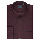 Leo Chevalier Non Iron Sport Shirt in Red-3