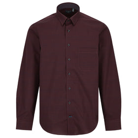 Leo Chevalier Non Iron Sport Shirt in Red