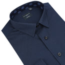Leo Chevalier Non Iron Sport Shirt in Navy-2