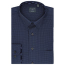 Leo Chevalier Non Iron Sport Shirt in Navy-3