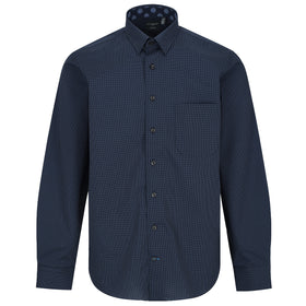 Leo Chevalier Non Iron Sport Shirt in Navy