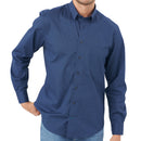 Leo Chevalier Non Iron Sport Shirt in Navy-6
